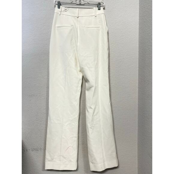 Favorite Daughter The Favorite Pants Trousers High Rise Wide Leg Ivory Size 2 - Picture 3 of 8